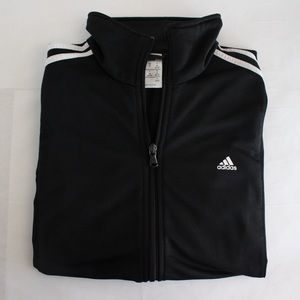 Black and White Adidas Women’s Track Jacket